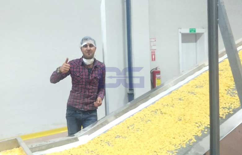 德固机械早餐谷物玉米片生产线客户现场